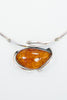 Baltic Amber and Sterling Silver Necklace